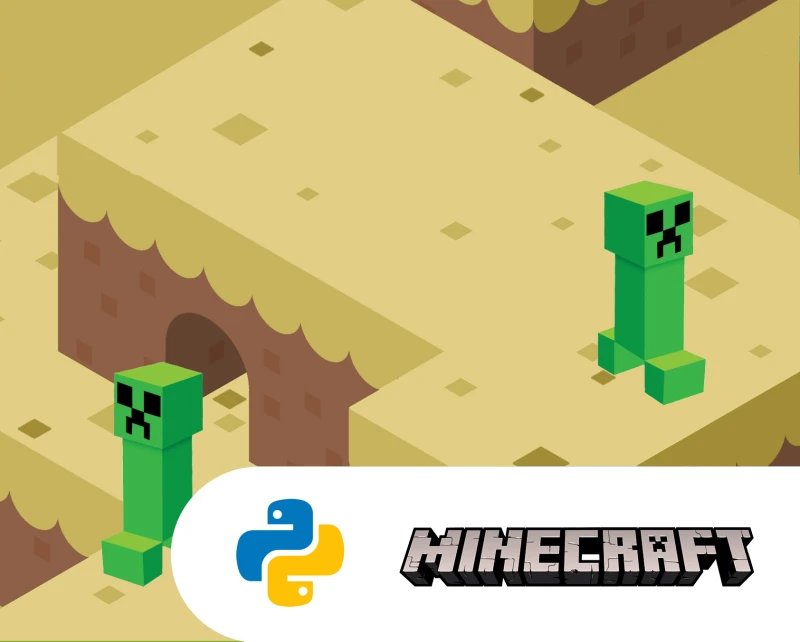 Python raziskovalec Minecrafta: osnove programiranja s programskim jezikom Python v Minecraft EE(10-12 let ) - ONLINE